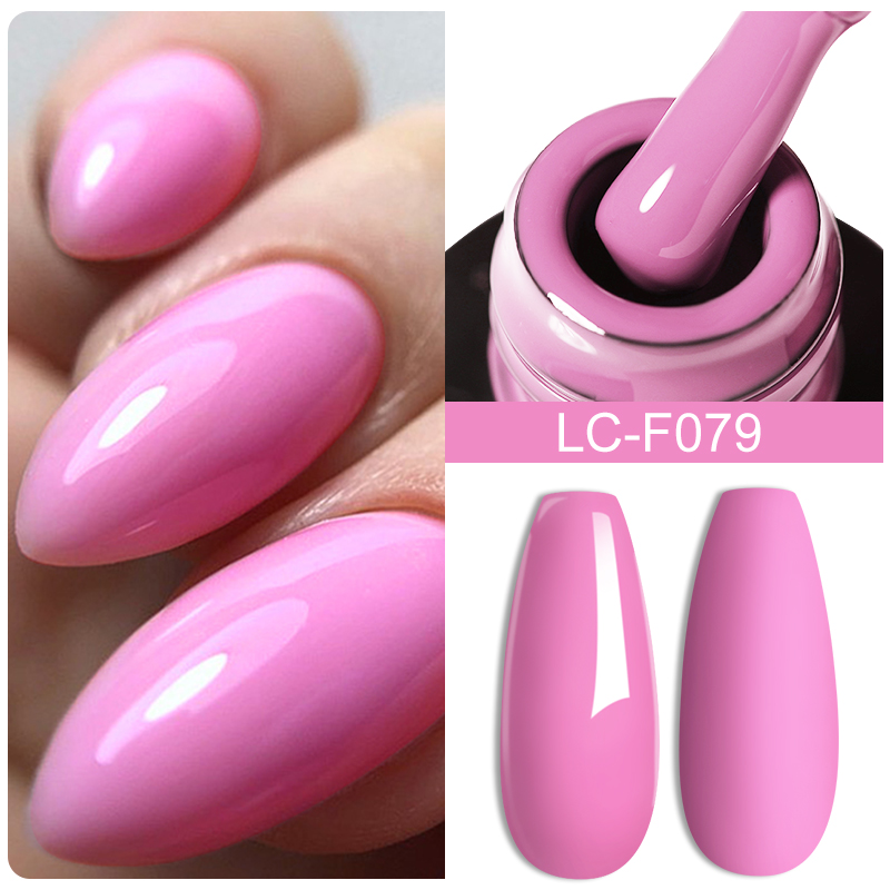 Description Picture 3 of itemLILYCUTE Matte Macaron Series Gel Nail Polish Pink Purple Glitter Spring Summer Color Semi Permanent Base Top Coat Nail Art Gel