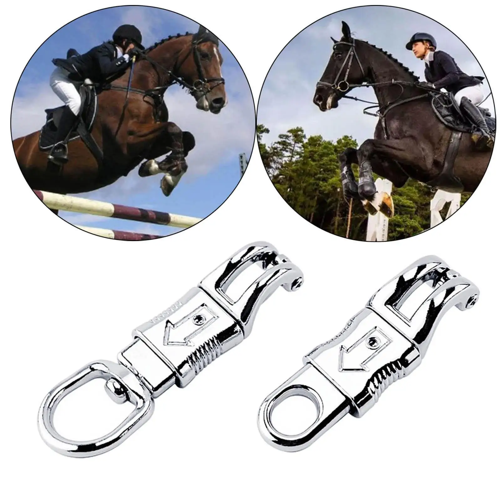 Zinc Alloy Panic Snap for Paracord Quick Release Heavy Duty Clips Buckles Fit for Horse Riding Leads Reins Get Back whips