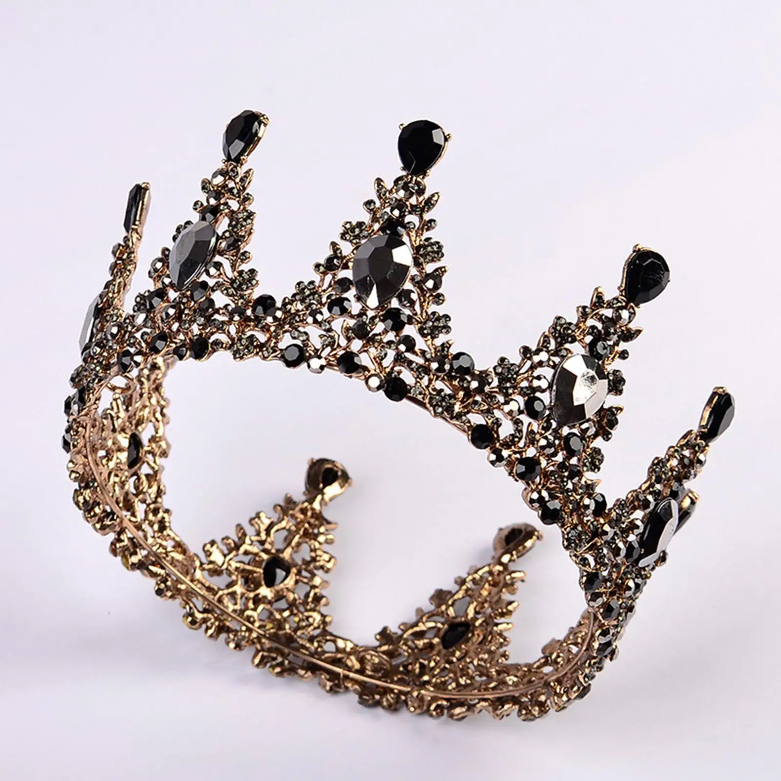 queen Crowns Cake Topper Rhinestones crown Headpiece for Wedding Bridesmaids Pageant Christmas Hair Accessories