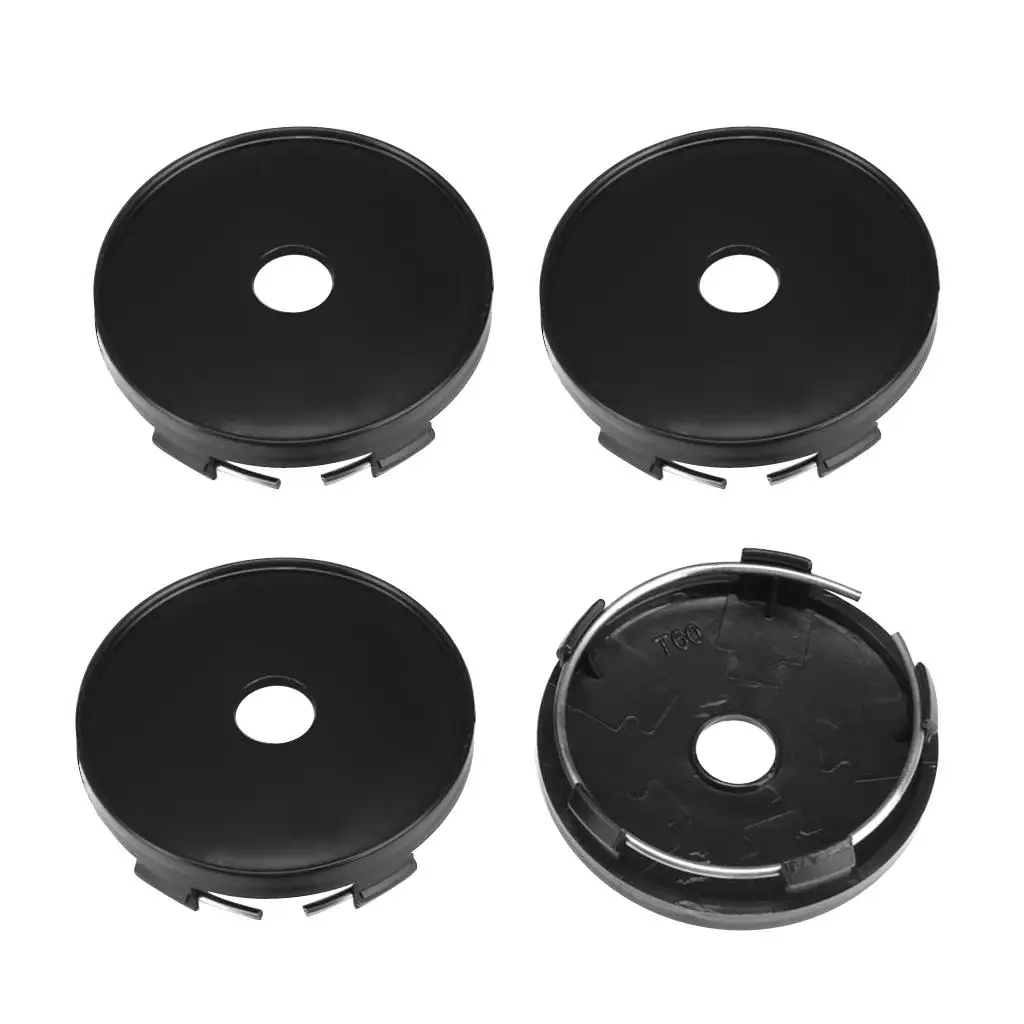 4 Pieces 60mmx56mm Wheel Center Caps Center Hub Covers for Universal car