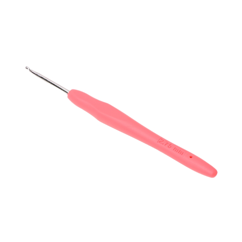 Description Picture 2 of item1Pc Metal Knitting Needles Crochet Hooks Tool With Ergonomic Grips 0.5-2.75mm