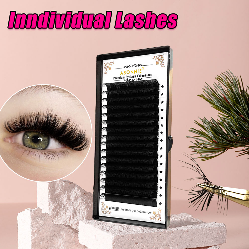 Best of Abonnie 16 Rows Classic Lash Extension 005-015mm C D 8-18mm Individual Silk Eyelash Extension Eye Beauty Cilios Reviews & Tips