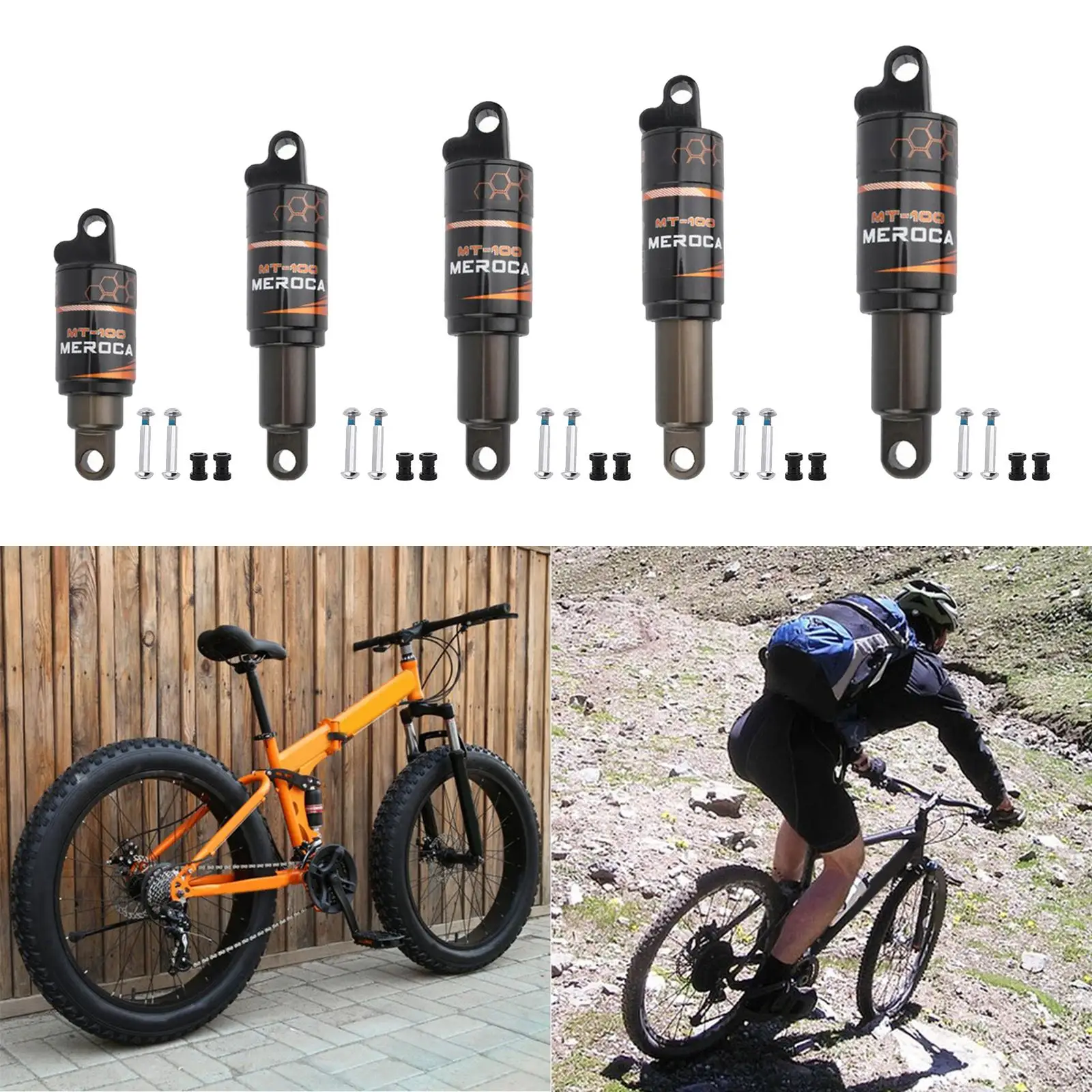 Mountain  Rear Shock ,150mm,165mm,190mm  Scooter 750lbs/850lbs/1000lbs  Refit Back Shock Absorber Component Parts