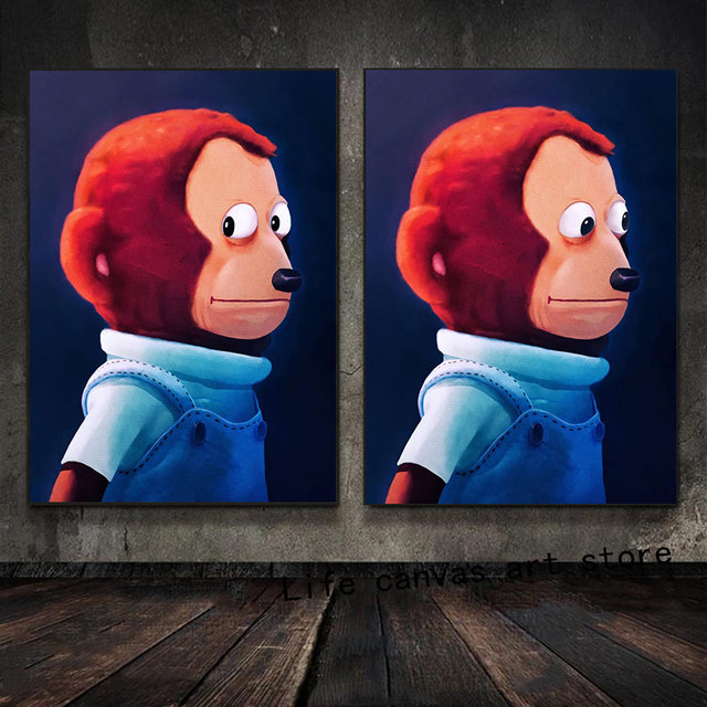 Nft série o entediado macaco iate clube macaco desenho animado personagem  pintura da lona cartaz estético parede fotos quarto decoração casa -  AliExpress