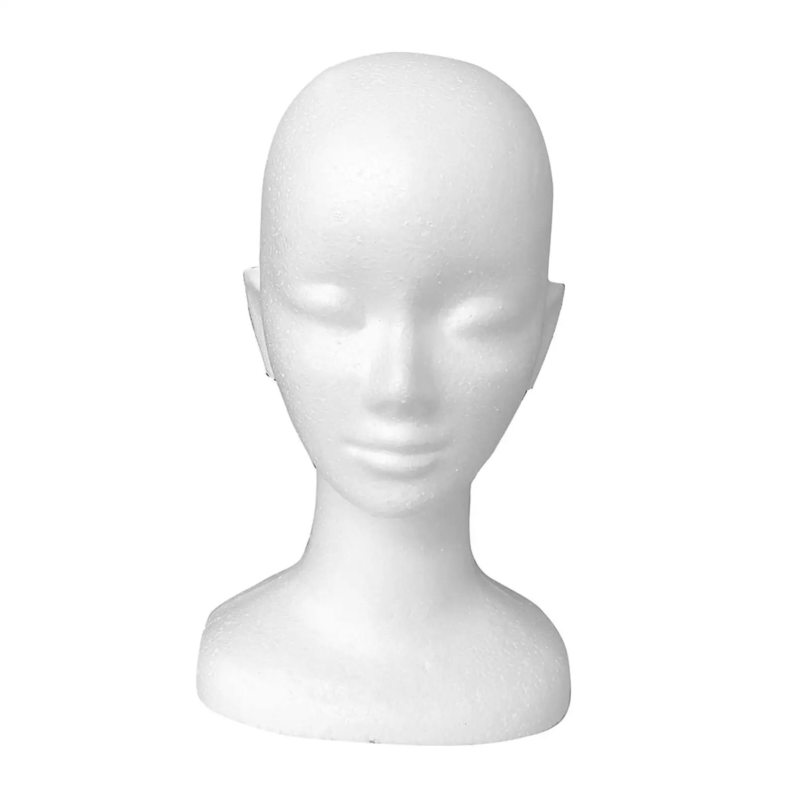 Mannequin Head Stand Model White Lightweight Stable Manikin Head Hair Glasses Hat Display for Hats Headset Home Sunglasses Salon