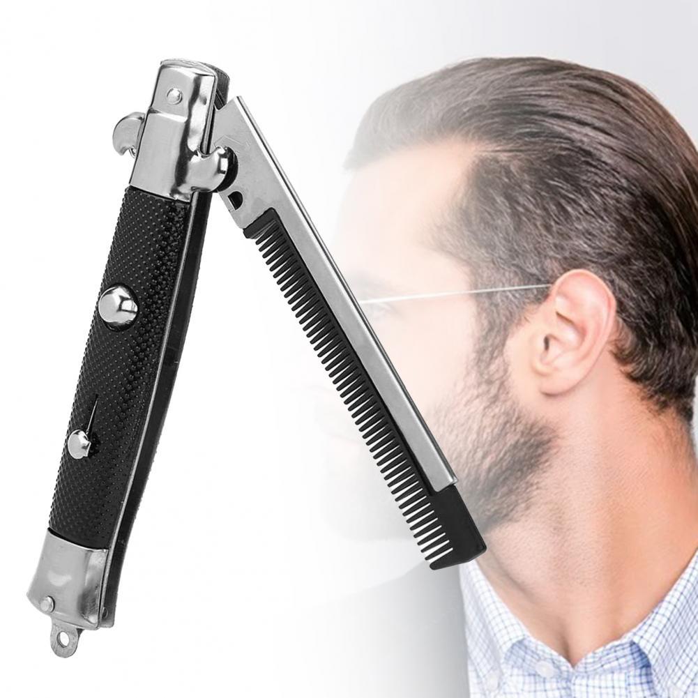 Best of Folding Spring Comb Foldable Knife Brushes Hair Trimmer Comb Butterfly Men&#039;s Pocket Knife Comb Hair Styling Tools &amp; Accessories Reviews & Tips