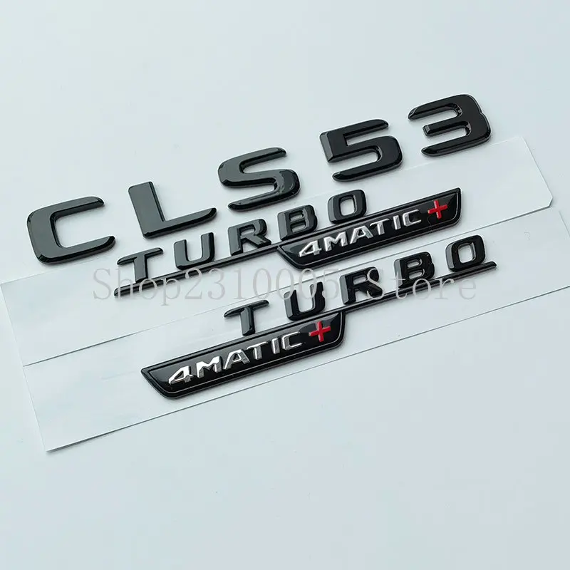 letras de tronco liso emblema emblema para mercedes benz turbo