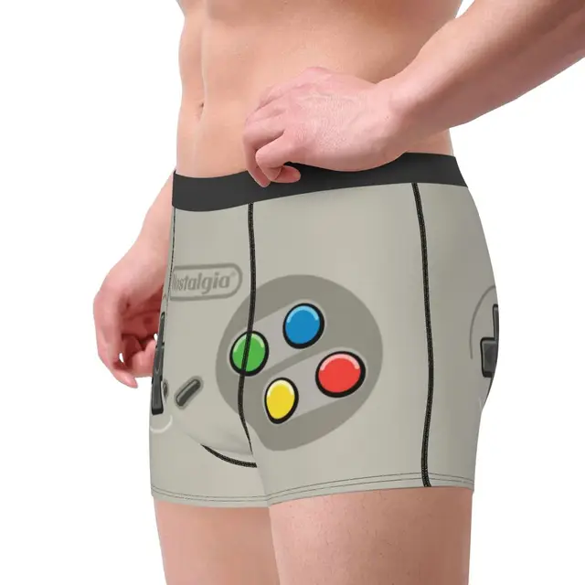 Mens Control Freak Boxer Briefs Funny Video Game Gamer Gift Graphic Novelty  Underwear