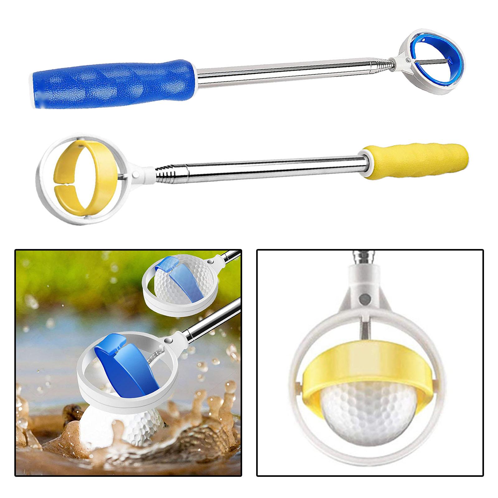 Portable Golf Ball Pick Up Retriever Grabber Stainless Steel Telescopic for Outdoor Sports Golf  for Golfer Equipment