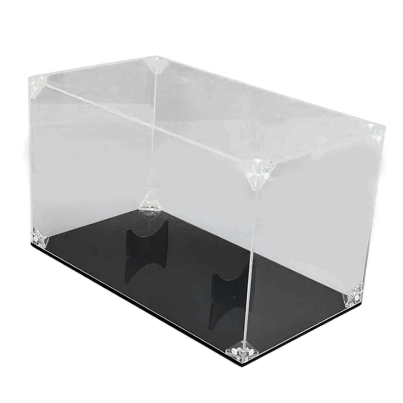 Clear Acrylic Football Display Case Oval Ball Holder Rugby Holder Sports Collectibles Storage Showcase Box Football Storage Rack