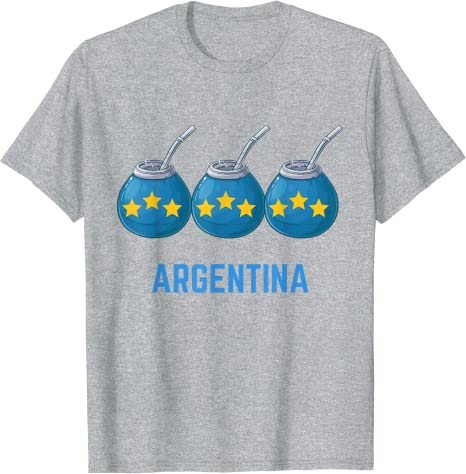 Argentinien 3 Sterne Argentinischen Flagge Tres Estrellas Drei Sterne T-Shirt Beste Ziege der Jahr Immer Graphic Tee Gedenk Geschenke – Detail 13