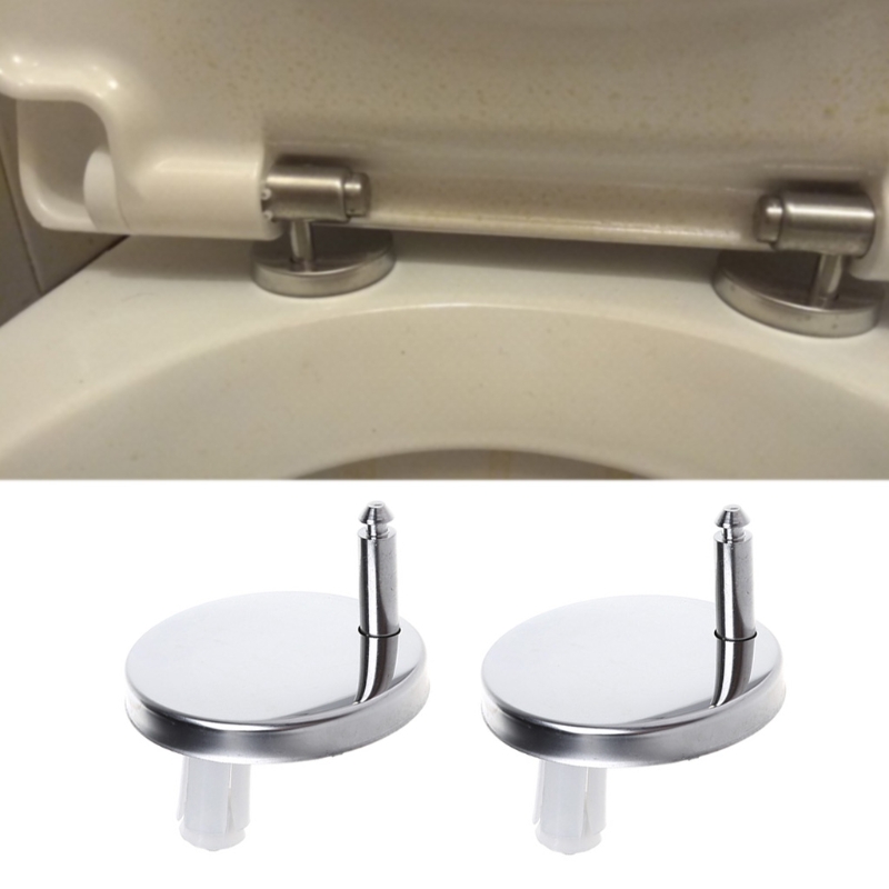 Description Picture 4 of item2x Toilet Seat Hinges Top Close Soft Release Quick Fitting Heavy Duty Hinge Pair Hinge Screw Toilet Accessories Dropship