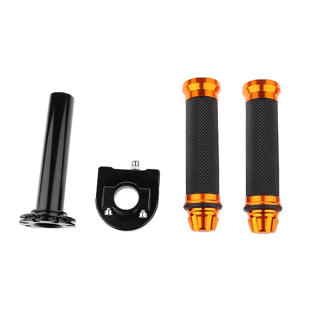 Universal 22mm 7/8`` CNC Hand Grips Throttle  for Motorcycle Bike