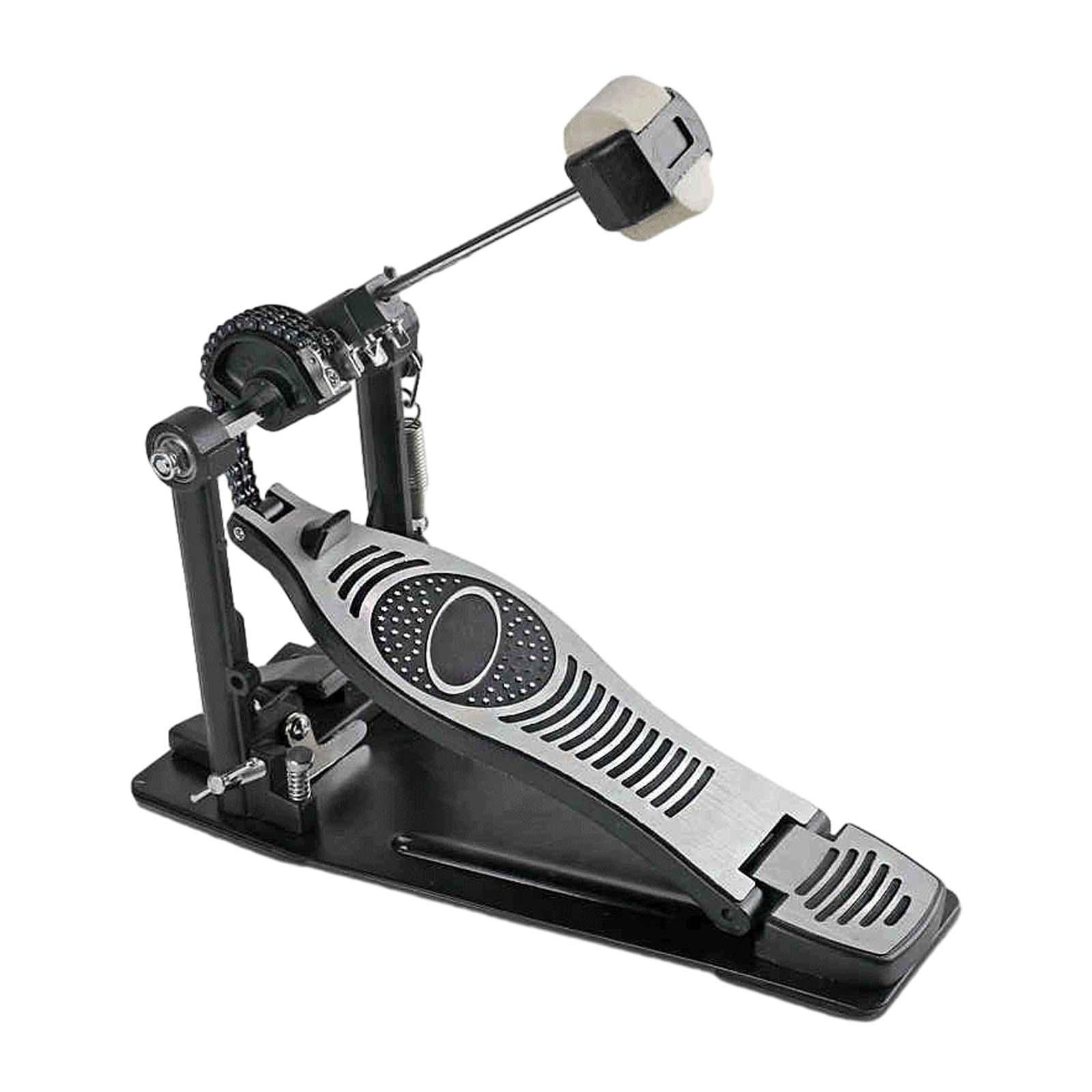 Single Bass Drum Pedal Durable Portable for Beginner Pro Drummers Jazz Drums