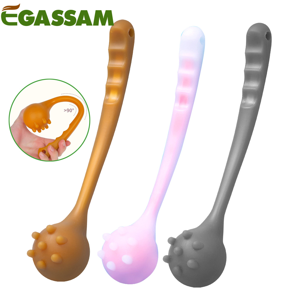 Best of EGASSAM 1Pcs Manual Back Massage Hammer Tool, Handheld Silicone Hammer For Whole Body Legs Arms Back In Home Office Reviews & Tips