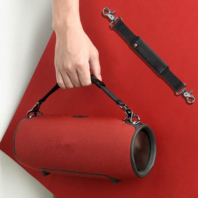 ショルダーストラップとカラビナスピーカーハンドストラップpu + 革 
