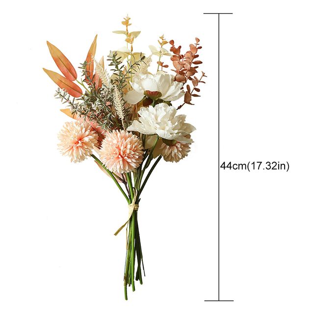 Silk Winter Flowers Artificial Fake Flowers Plants Silk Flower Arrangements  Wedding Bouquets White Coat Hanger - AliExpress