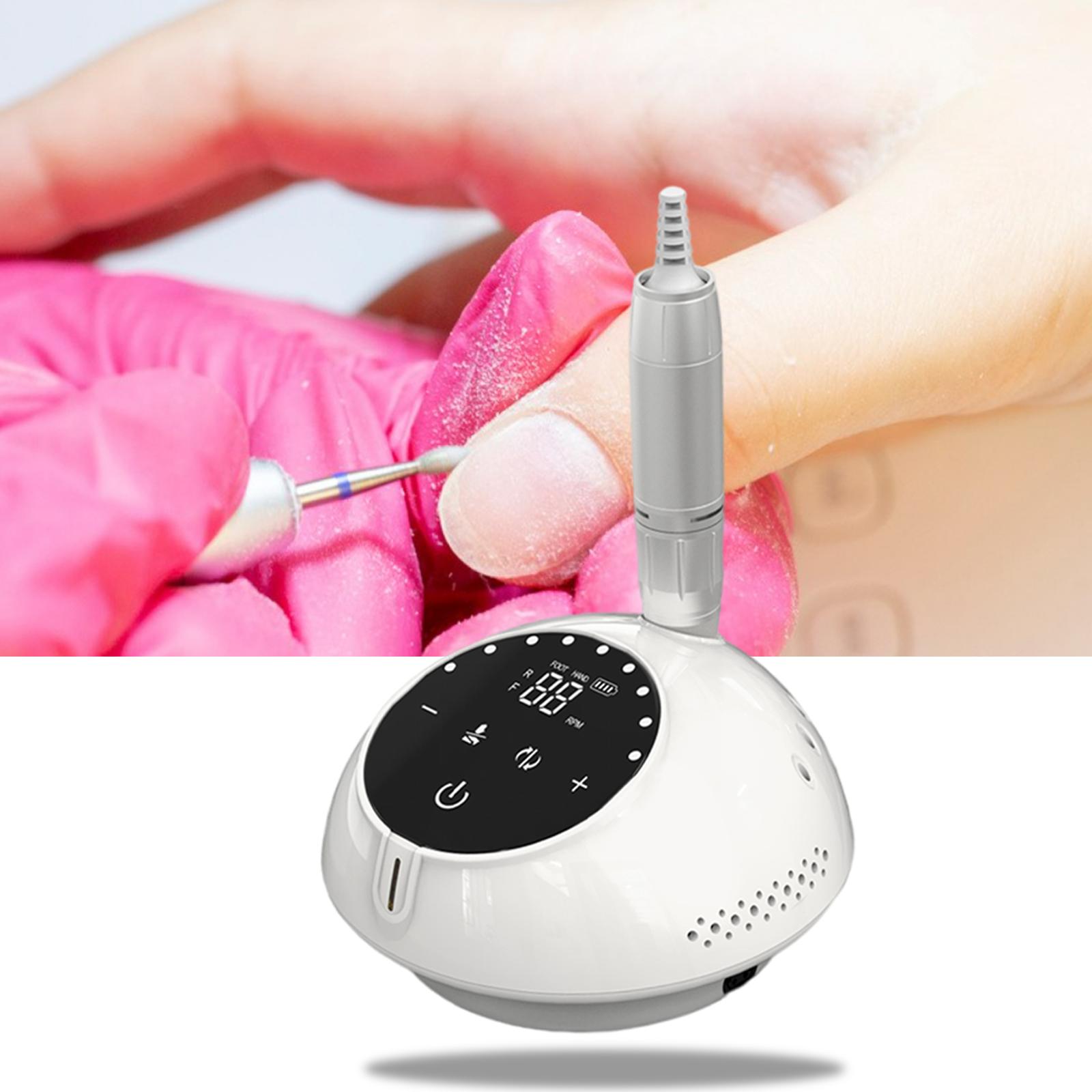 Electric 30000RPM Low Heat Electric Nail File for Manicure Pedicure Removing