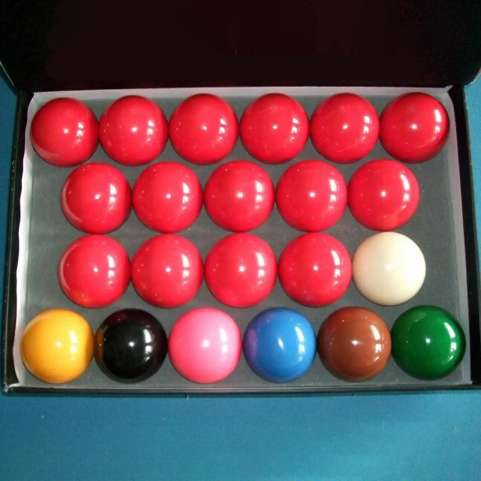 Snooker Balls Set 2 1/16 Resin Balls for Official Game Ball British Billiard