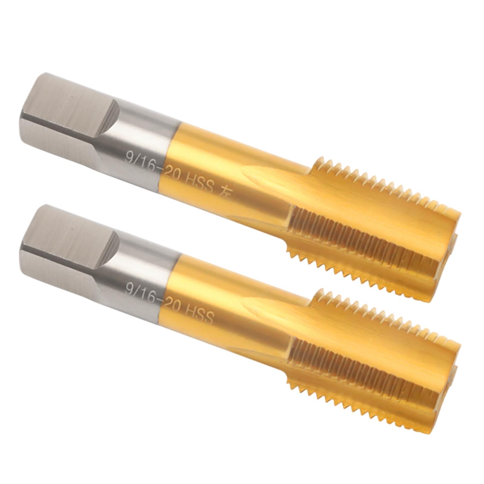 Thread Milling Threading Tap Left Hand Machine High Speed Steel Straight Flutes for Bicycle Repair