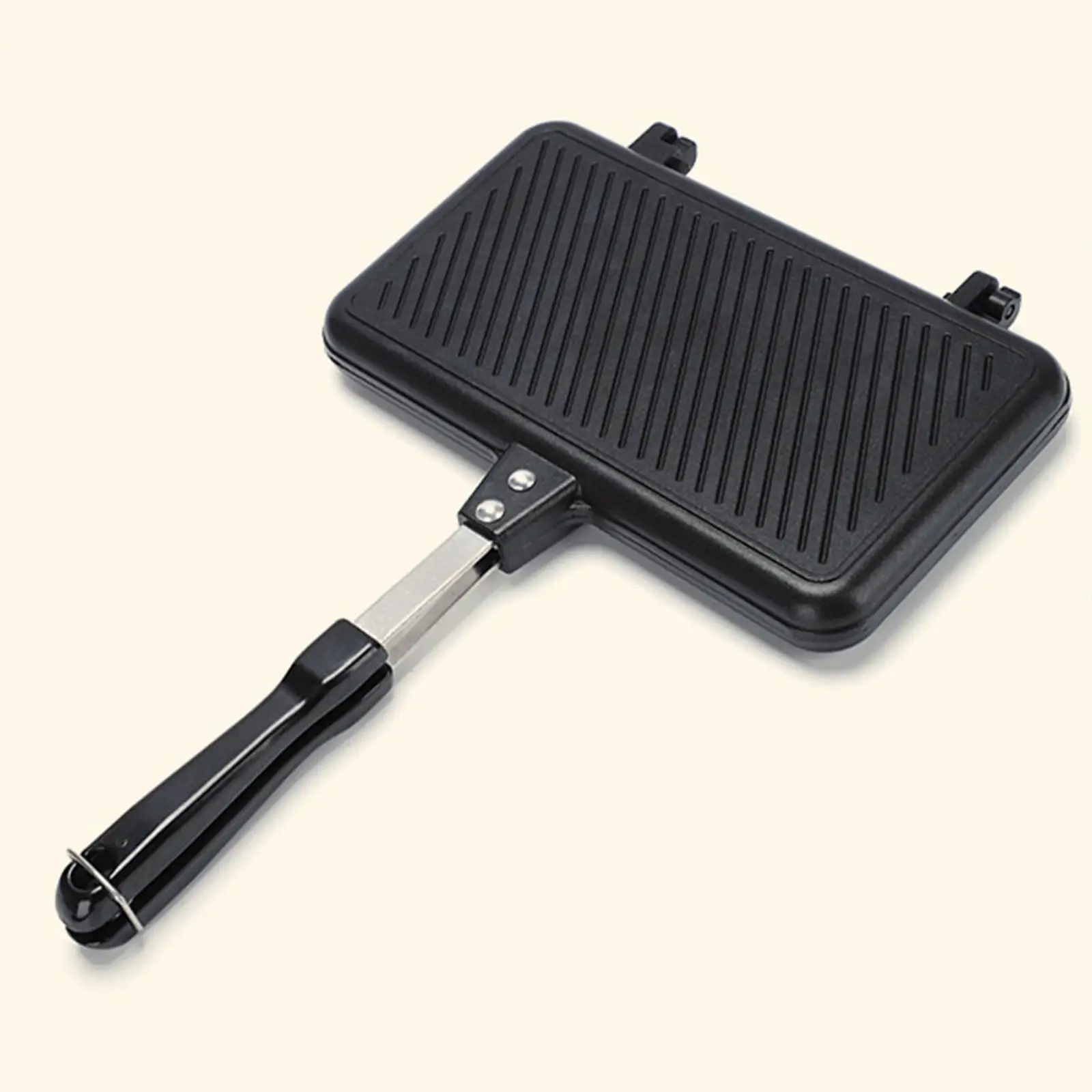 Sandwich Maker Cooking Baking Tools Tools with Handle Portable Breakfast Maker for Cafe Kitchen Restaurant Sandwich