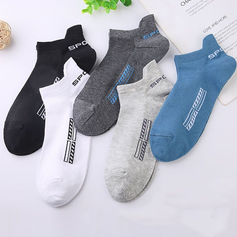 Title 2, Chaussettes de sport en coton pour hommes, 5 pa...