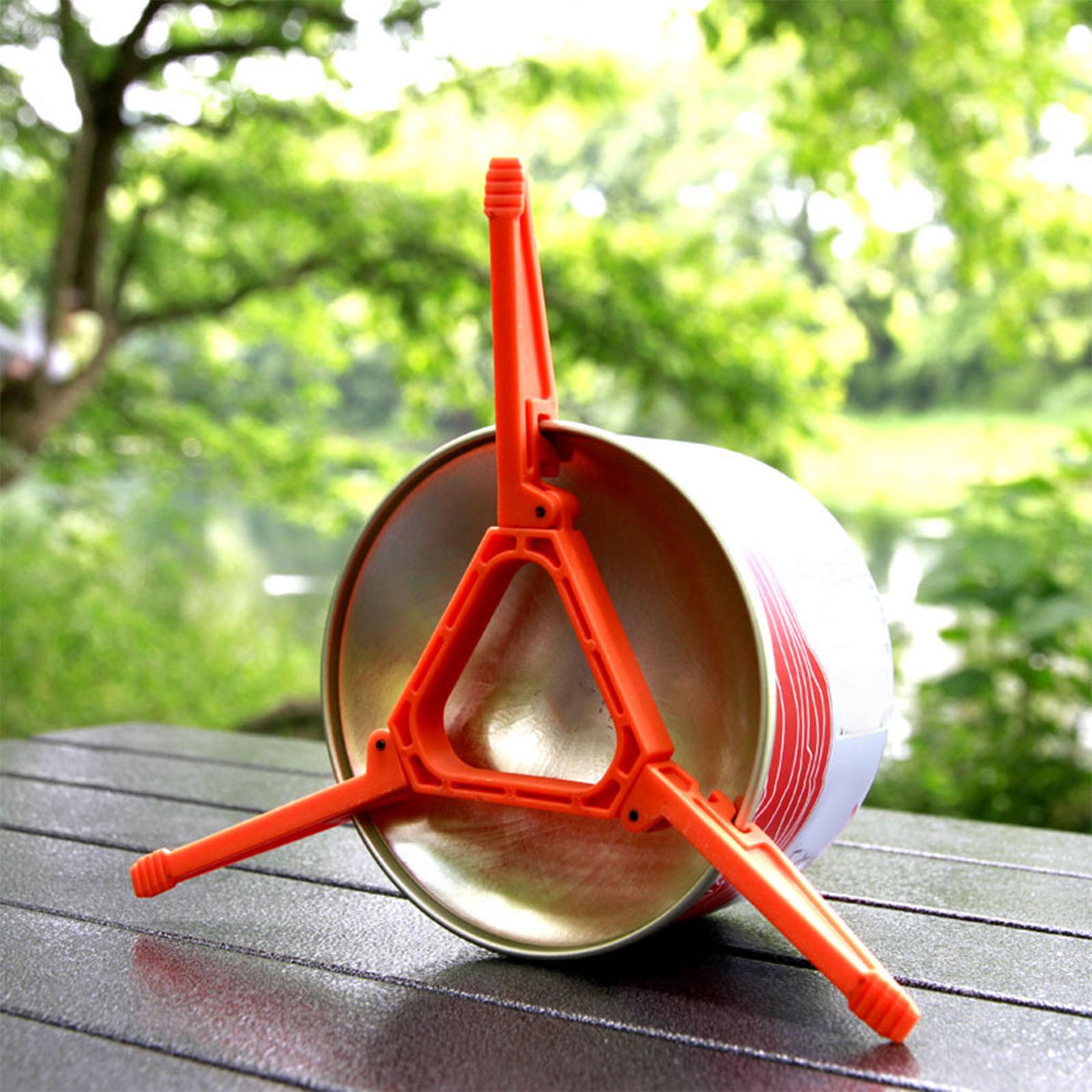 Folding Holder Fuel Can Stabilizer Tripod Portable for Fishing BBQ Picnic