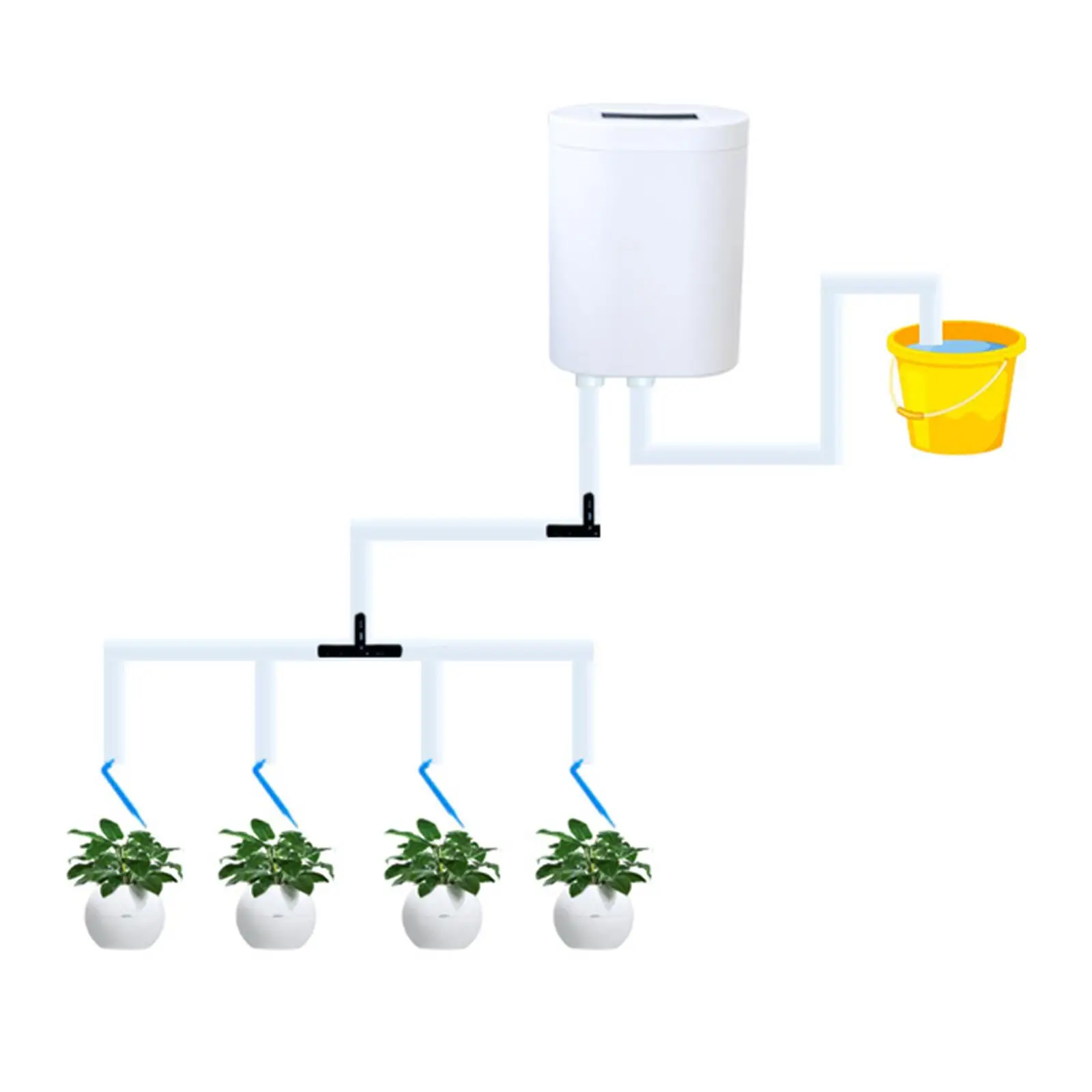 Indoor Electronic Watering Pump Device DIY Sprinkler Plant Watering Timer System Kits for Vacation Flowers Potted Lawn Garden