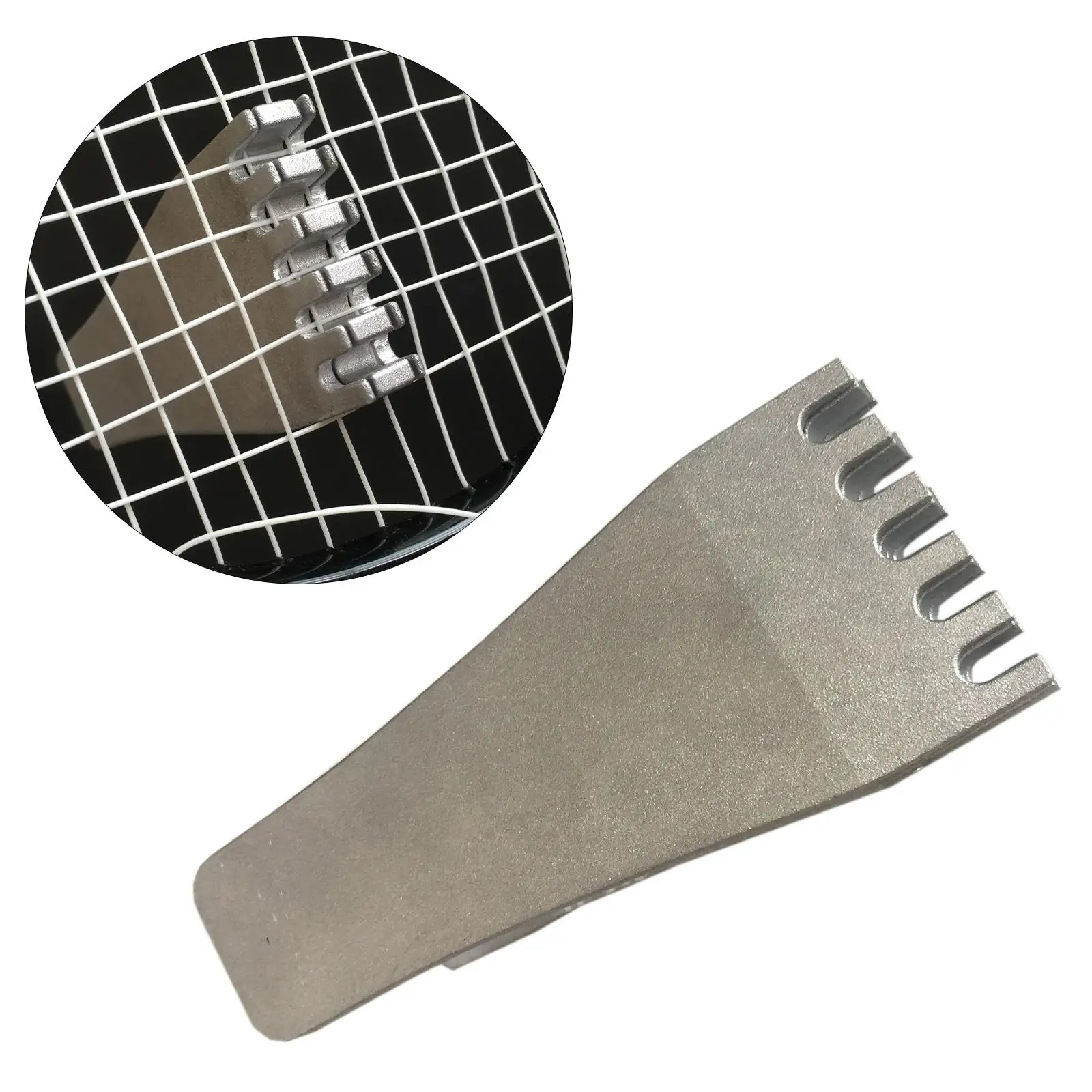 Universal Badminton Racket Stringing Machine Accessory Tennis Racket Racquet Five Prongs Clip Gripper Silver Sports Accessories