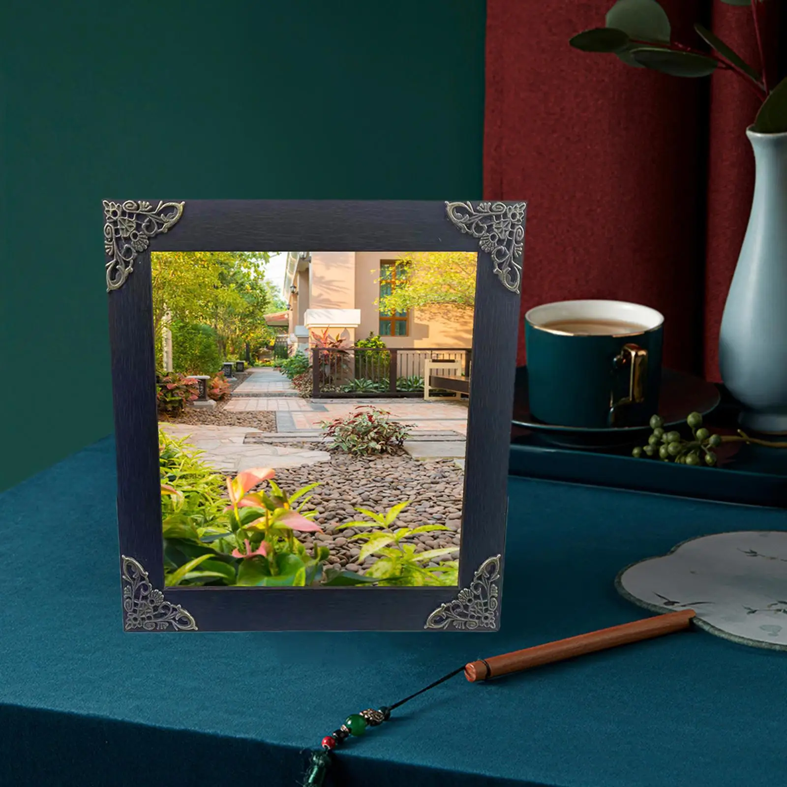 Photo Frame Picture Frame Poster Holder Card Display Tabletop Display Holder for Home Living Room Gallery Decoration