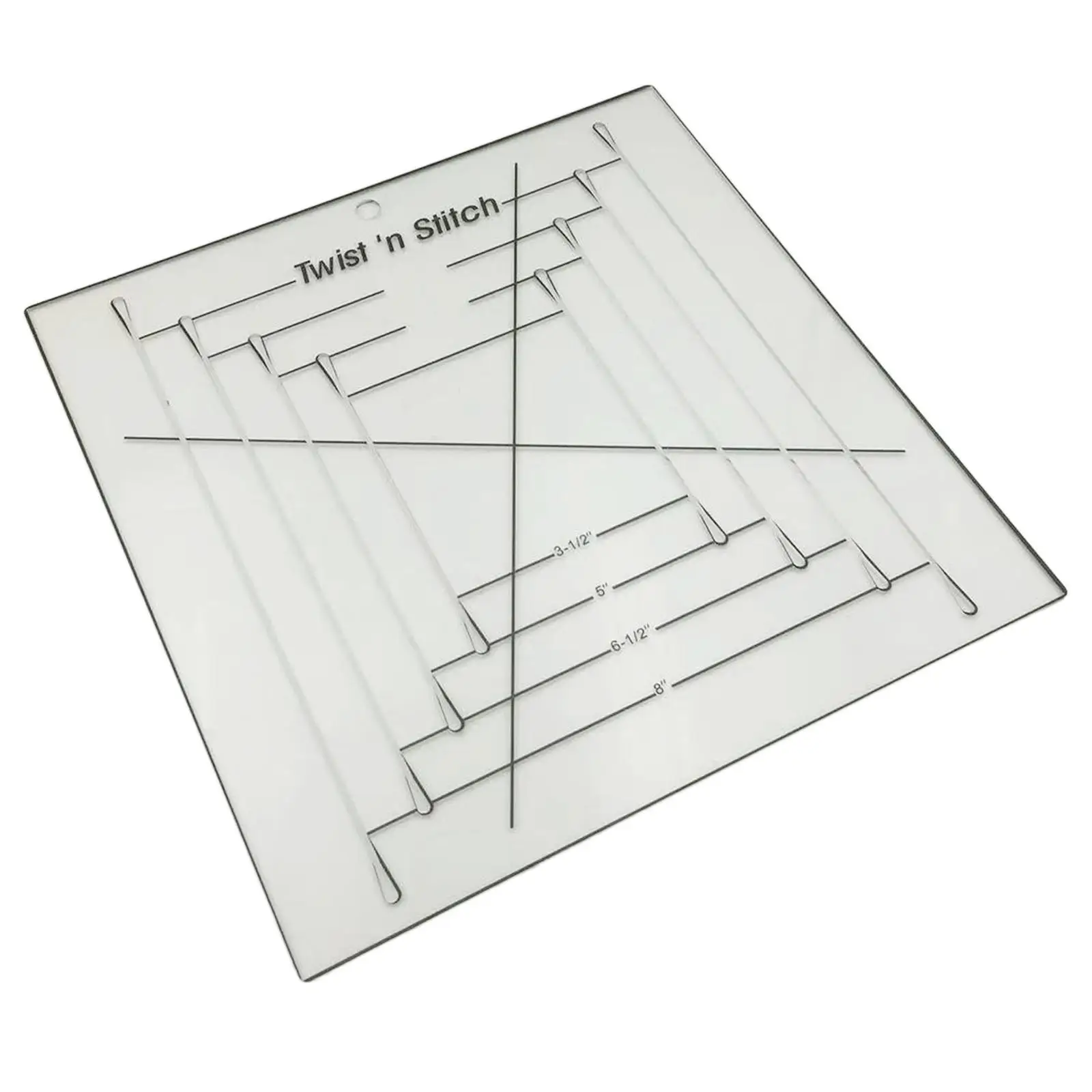 Quilting Template Clear Patchwork N Stitch Sewing Tailor Ruler