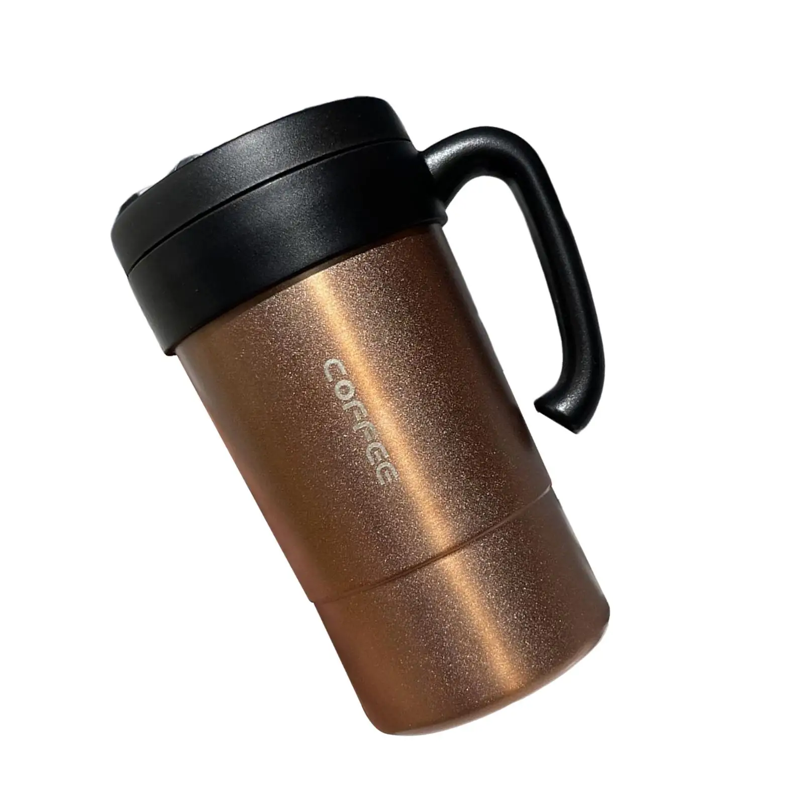 Insulated Thermal Mug Stainless Steel Multipurpose with Handle Practical Water Bottle Gifts Coffee Cups for Dorm Camping