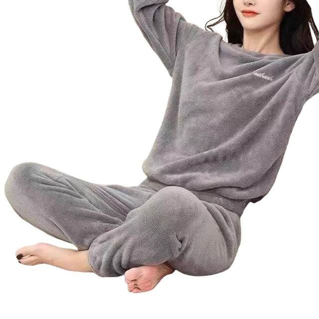 Winter Thick Warm Soft Flannel Pajamas Set Men Night Pijama Long Sleeve  Pyjama Sleepwear Suit Casual Homewear 45Kg-105kg