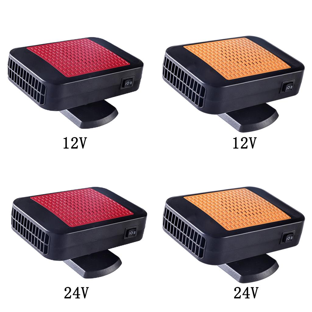 360 Degree Rotatable Car Heater Fast Heating Vehicle-Mounted Electric Dryer Windshield Defroster Electric Heater Fits for Winter