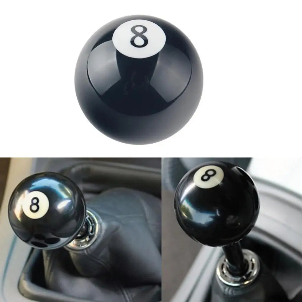 *1.25 Threaded 8 Ball Billiard Round Manual Gear Lever Shifter Knob