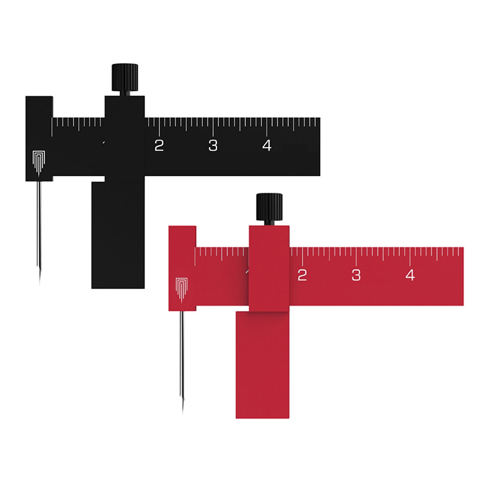 Equidistant Parallel Scriber T14A03 Carving Ruler for Mechanical Engineering Scale Model Modeler Craft Tool Crafting Drafting