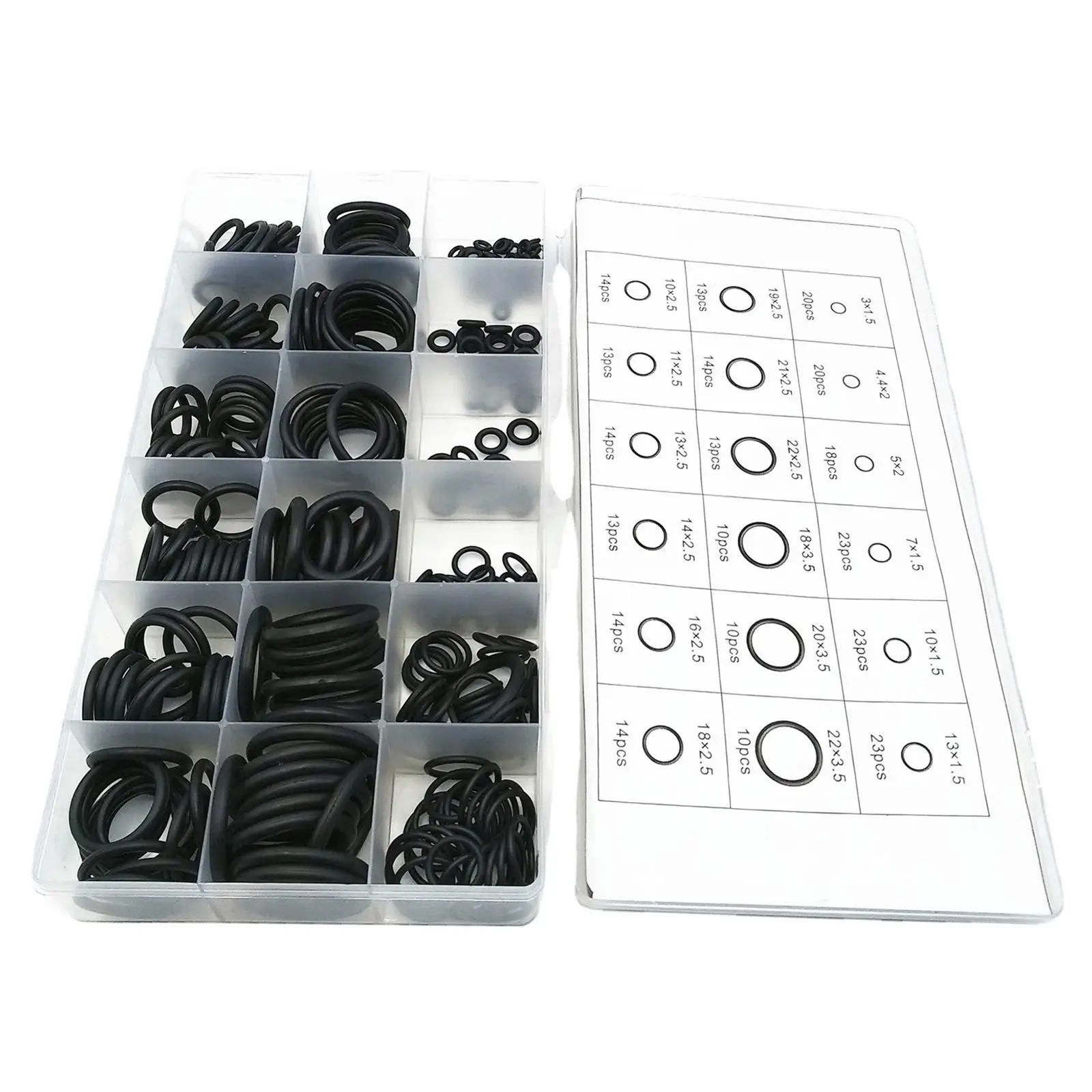279x Rubber O Ring  18 Sizes Round Fits for Mechanics Workshop