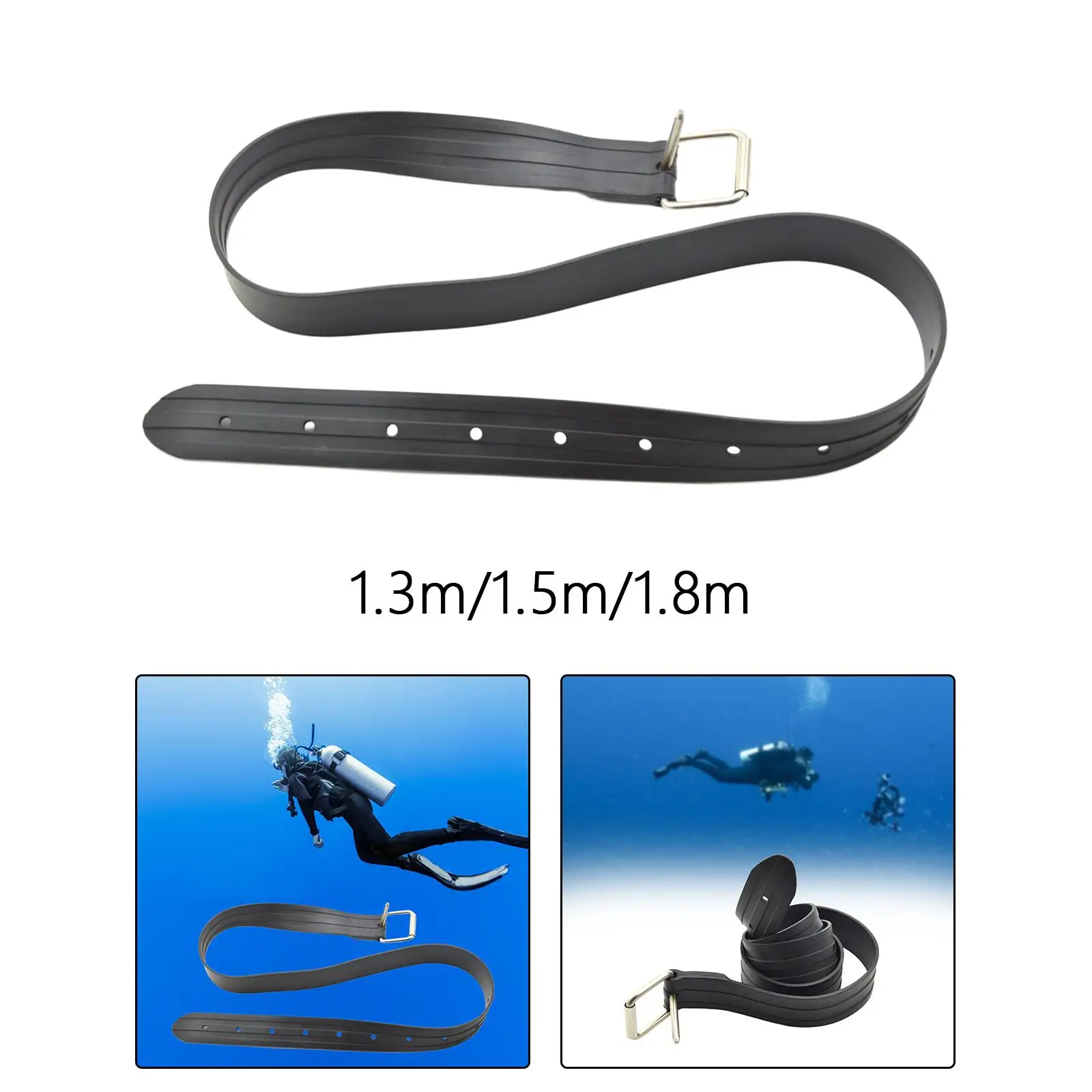 Freediving Rubber Belt Strap Flexible Snorkeling Weight Belt BCD Accessories
