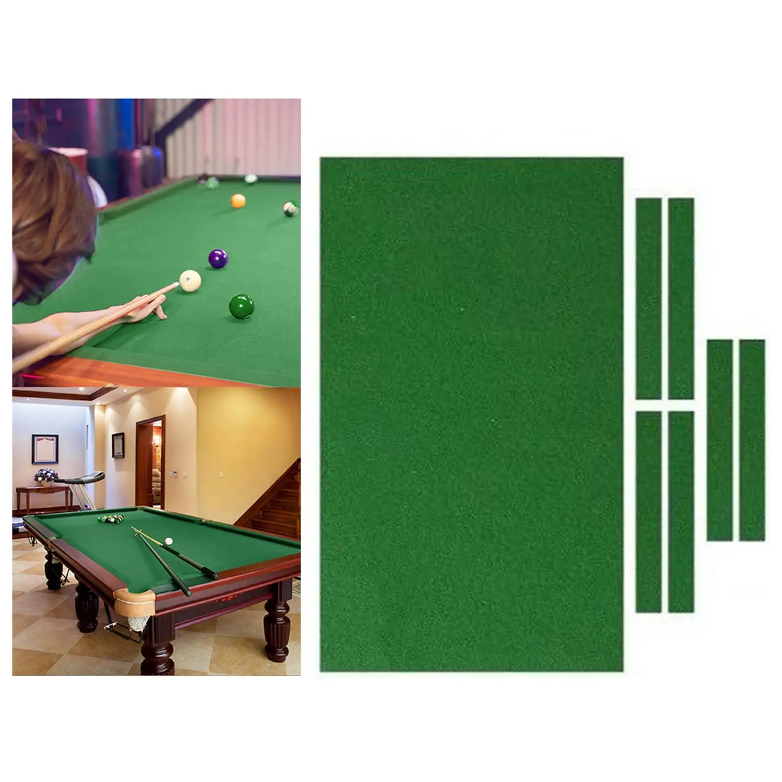 Billiards Pool Tablecloth 7ft/8ft/9ft Pool Table Wool Blend Pre Cut