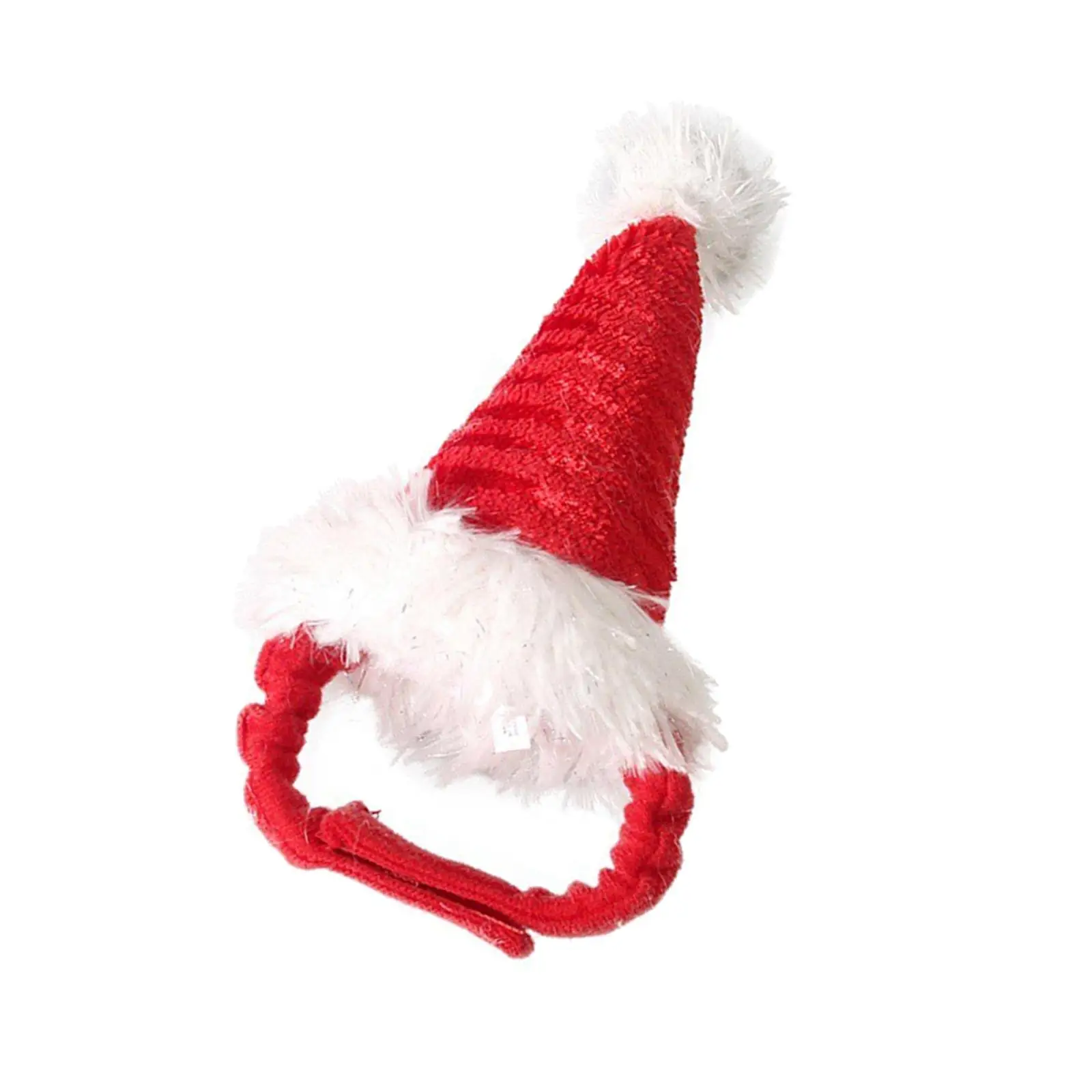 Rabbit Guinea Pig Costume Pet Christmas Hat Easily Wear and Remove Red Color