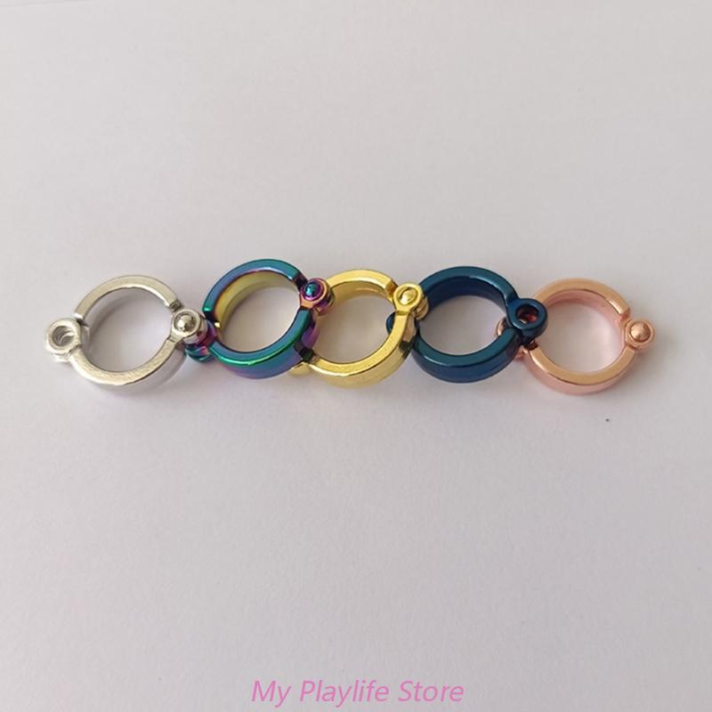 Title 12, Parrot Foot Rings Metal Pet Bird Leg Rings Outd...