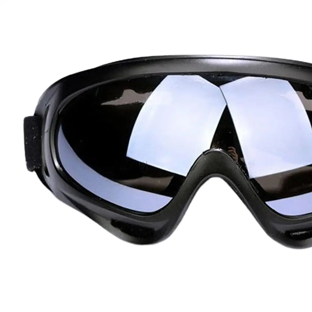4 Goggles, Snowboard Motorcycle Goggles for Unisex, Snow Goggles Glasses with   Lens, Wind Resistance Dust-Glasses
