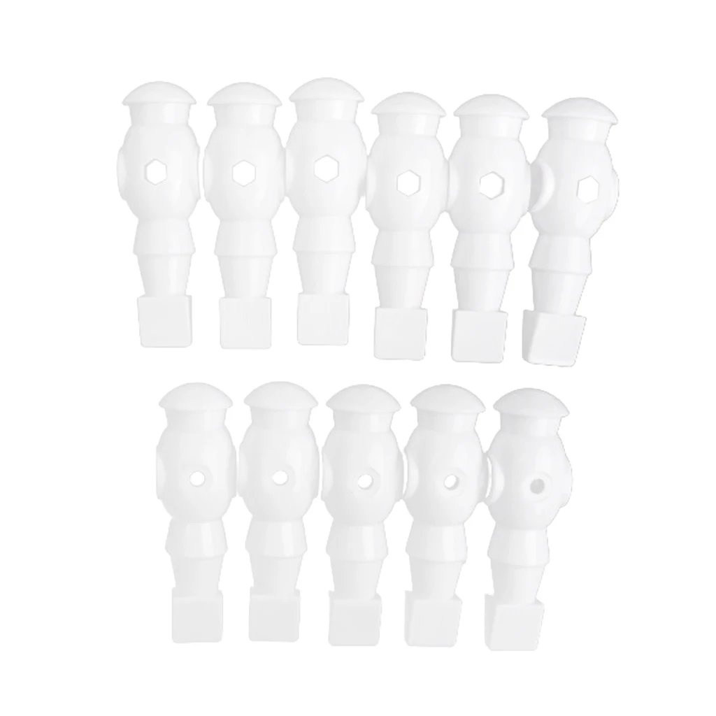 11 Pieces Plastic Foosball Players Foosball Man Parts Components Accessories