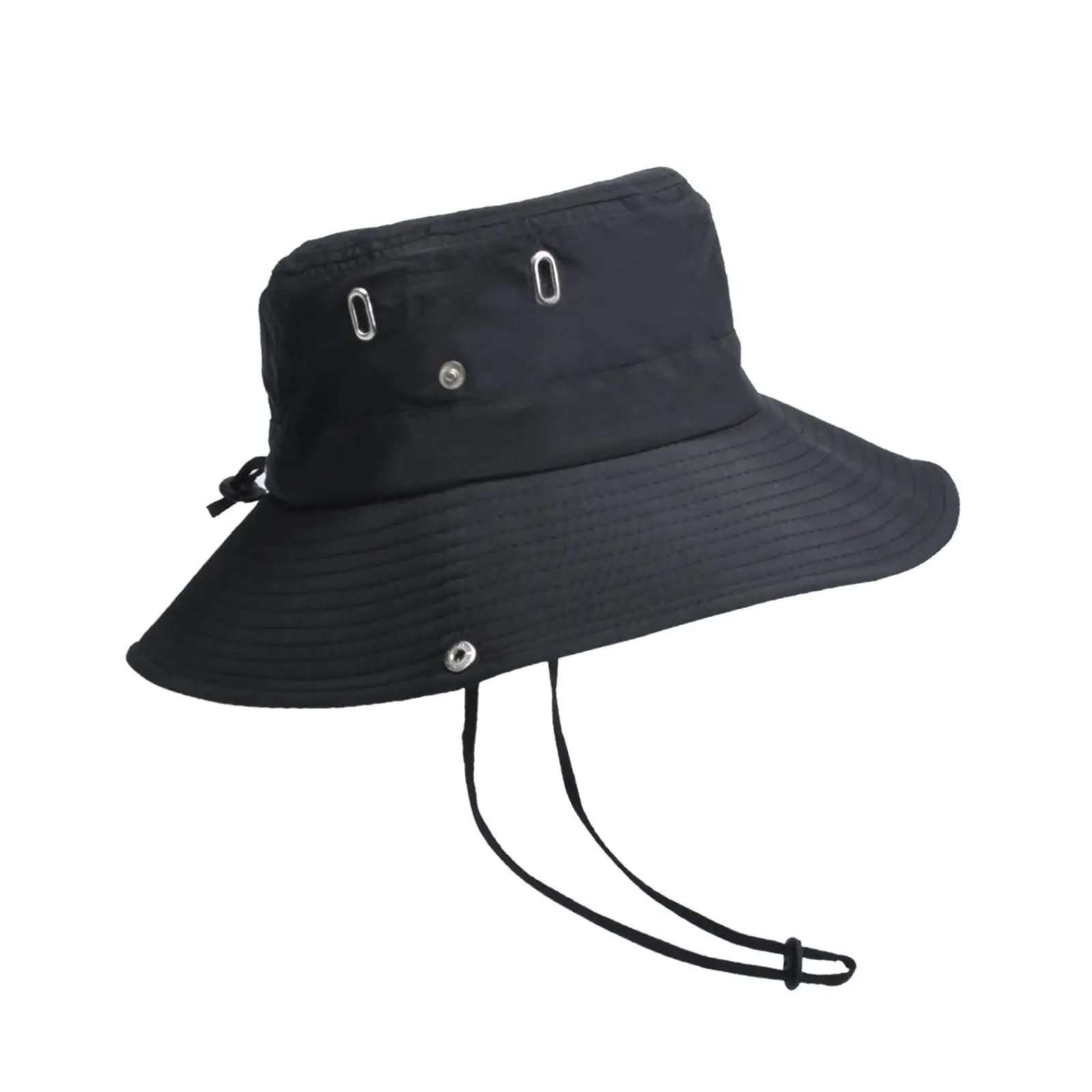 Bucket Hat Polyester Breathable Sun Protection Photo Props Fisherman Caps for Costume Accessories Hiking Sports Shopping Men