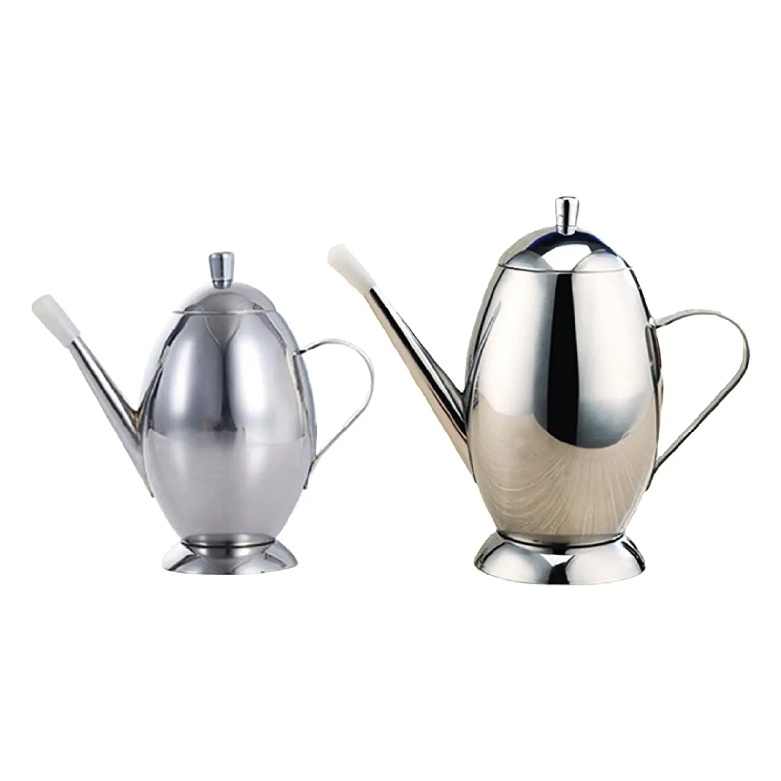 Stainless Steel Oil Pot Dispenser Portable Oil Storage Container Olive Oil Bottle Storage Can for restaurant Cooking