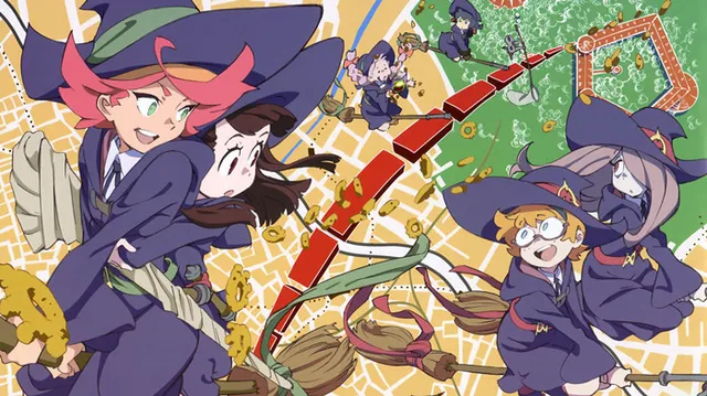 Anime Little Witch Academia Cosplay Trajes para Mulheres, Academia Rotte,  Uniforme Yanson, Perucas, Chapéu, Sapatos, Botas para Meninas, Dia das  Bruxas - AliExpress