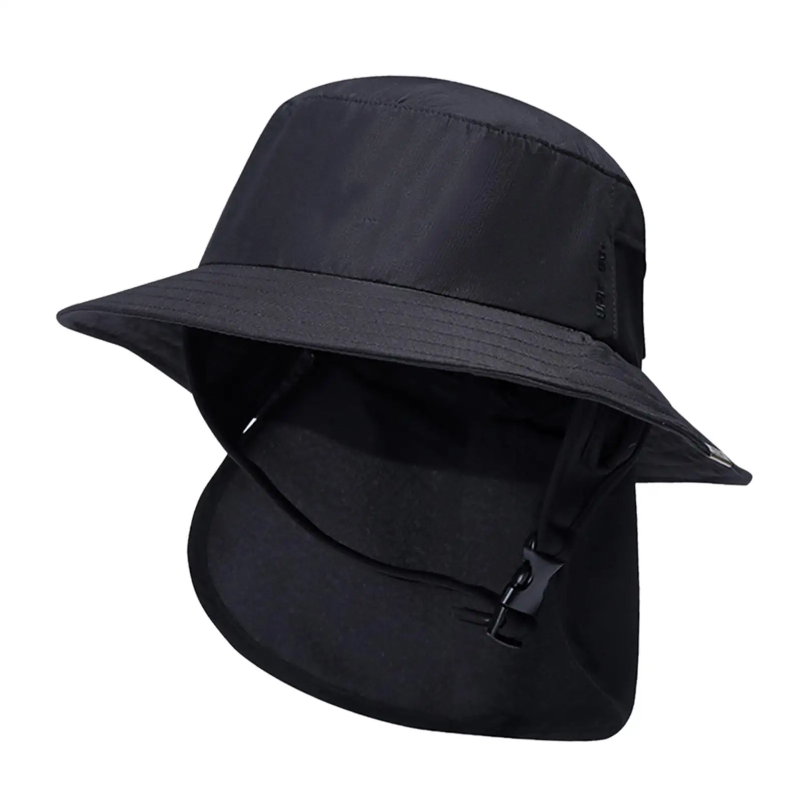 Surf Bucket Hat with Chin Straps Neck Flap Cover for Surfing Women Men