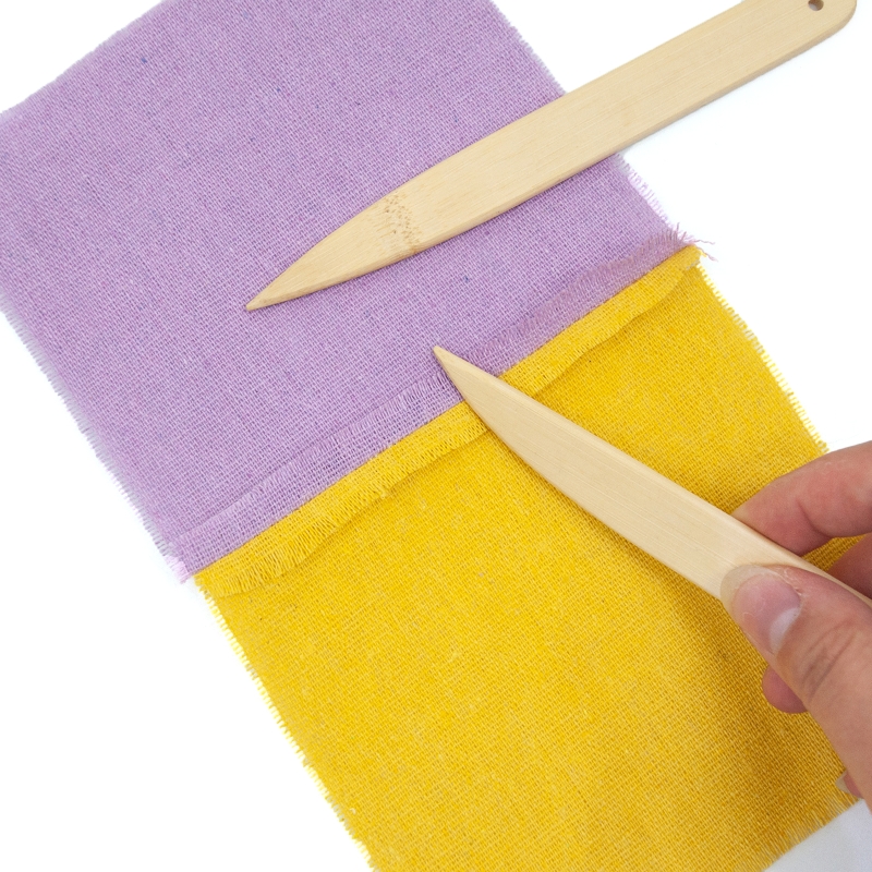 Description Picture 6 of item2Pcs/set Bamboo Wood Point Turner & Presser Seam Presser Tool Sewing Quilting DIY Accessory for Patchwork Crimping