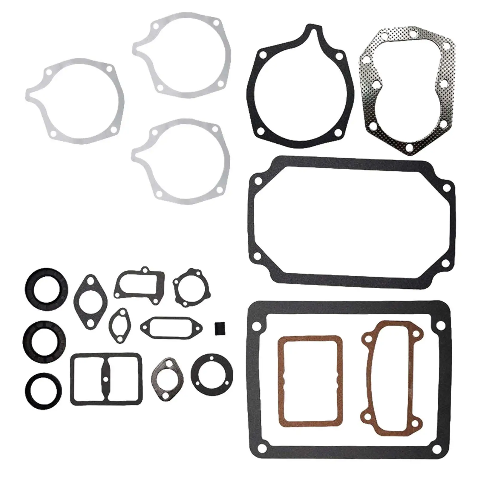 47 755 08-S Gasket Set Metal and Plastic Replacement Fit for Kohler K241 K301 K321 Walk Mowers 10 12 14 HP Engines Gardening