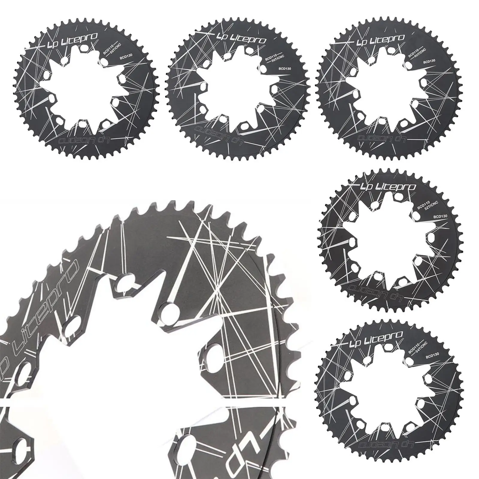 Folding Bike Chainwheel 7-10  130BCD Road  Chainring Replacement